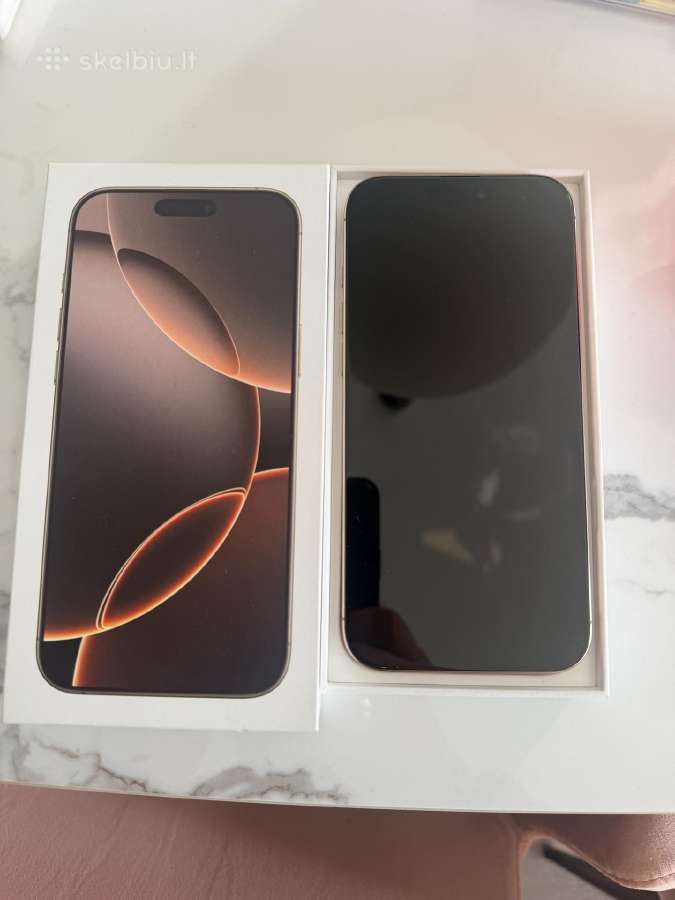 Apple iPhone 16 Pro Max 256 GB Desert Titanium - nuotraukos Nr. 2