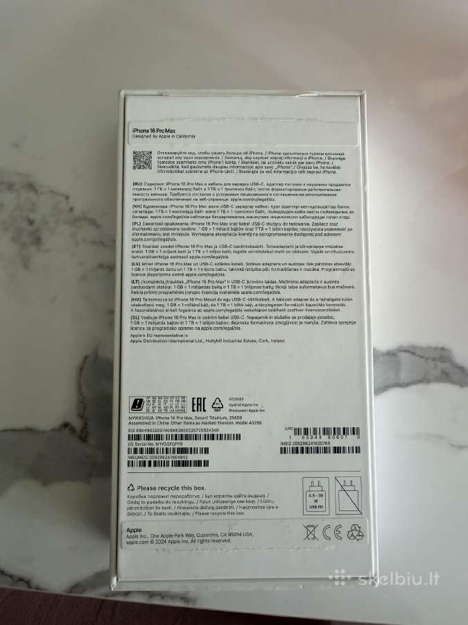 Apple iPhone 16 Pro Max 256 GB Desert Titanium - nuotraukos Nr. 4