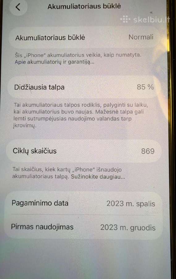 iPhone 15 pro - nuotraukos Nr. 8