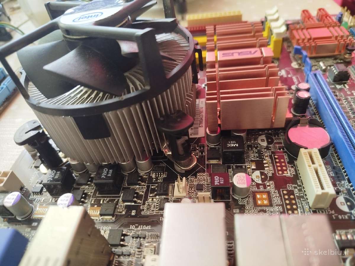 Intel Core 2 Quad Q6600 + Asus P5e-vm Se - nuotraukos Nr. 3