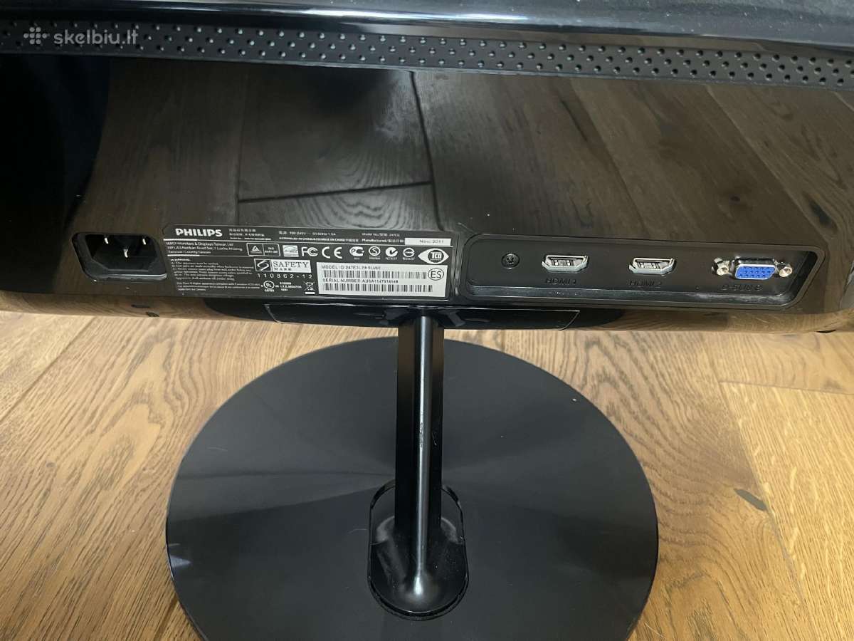 Philips 247e3lphsu – 24 Full HD LED monitorius - nuotraukos Nr. 3
