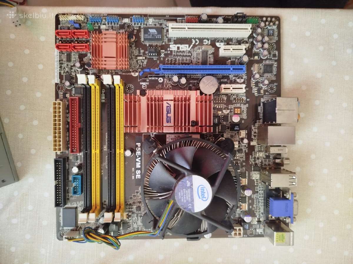 Intel Core 2 Quad Q6600 + Asus P5e-vm Se - nuotraukos Nr. 5