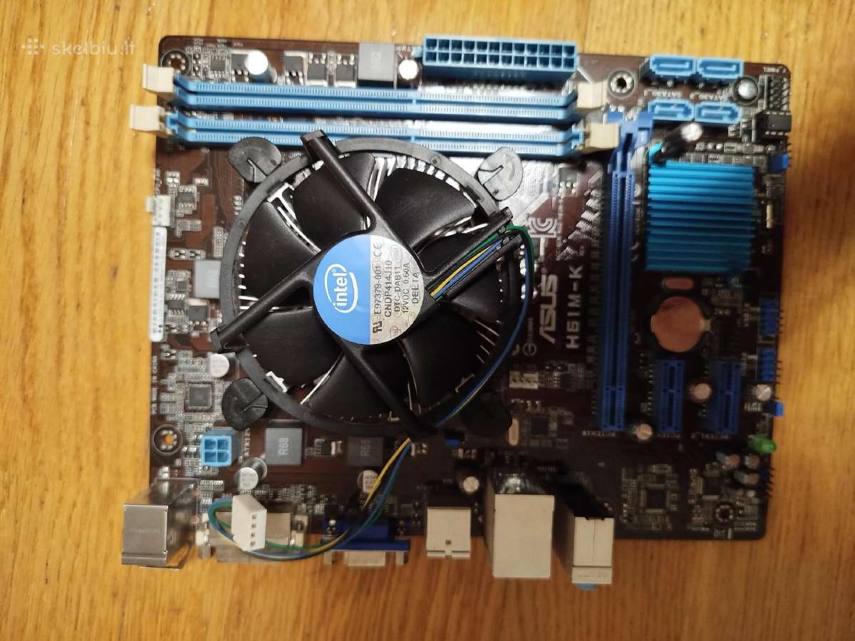 Intel Pentium G2030 + Asus H61m-k + psu 300w - nuotraukos Nr. 3