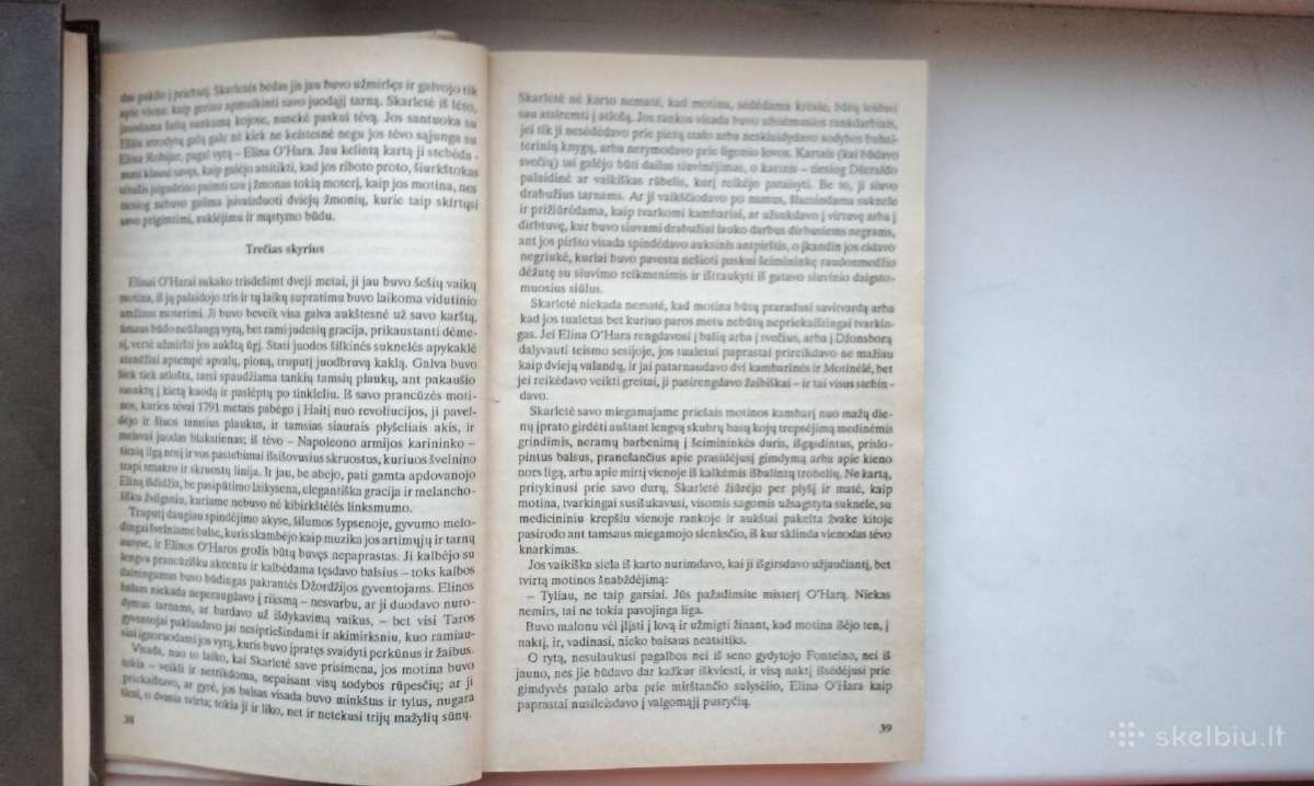 M. Mitčel. Vėjo nublokšti. Pirma dalis - nuotraukos Nr. 3