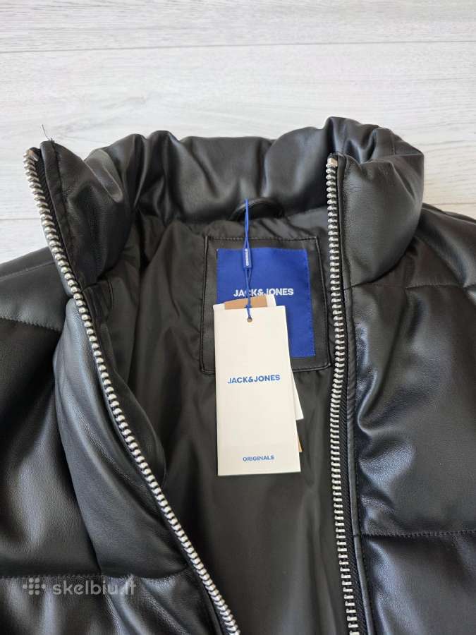 Jack & Jones Jornoa Pu vyriška pašiltinta striukė - nuotraukos Nr. 3