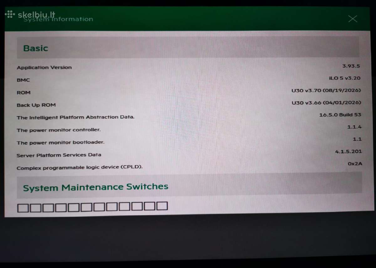 Hpe Dl380 Gen10 biudžetinis serveris - nuotraukos Nr. 2