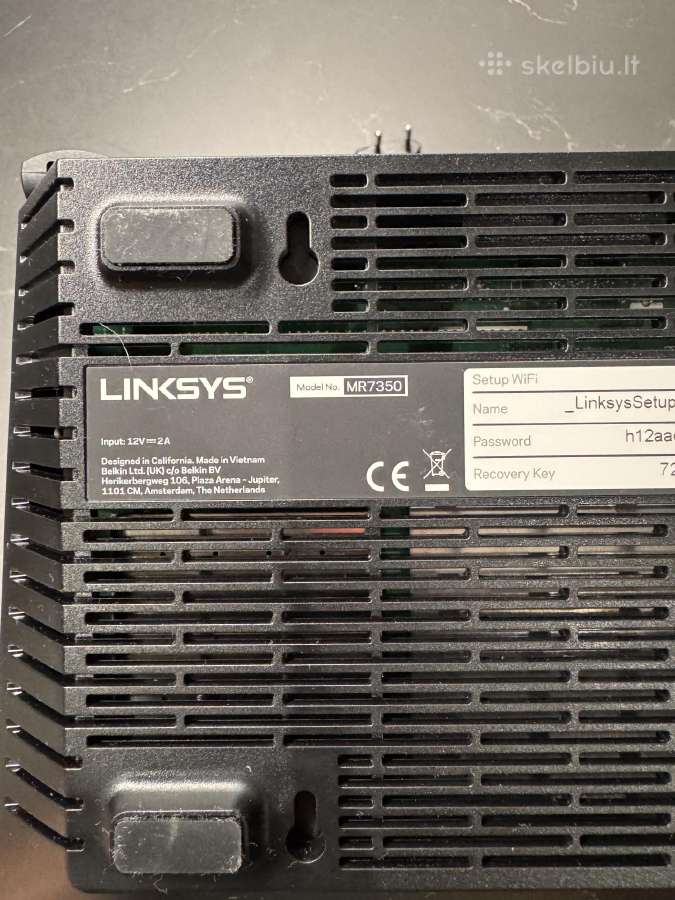 Linksys Mr7350 Wi-fi 6 (802.11ax) - nuotraukos Nr. 5