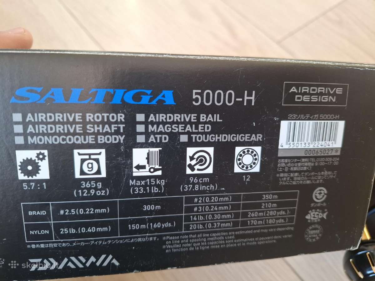 Daiwa saltiga 5000h - nuotraukos Nr. 3