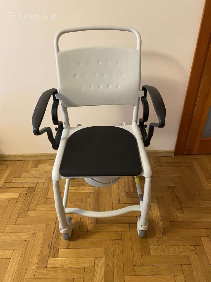 Neįgaliojo tualeto dušo kėdė su ratukais - nuotraukos Nr. 4
