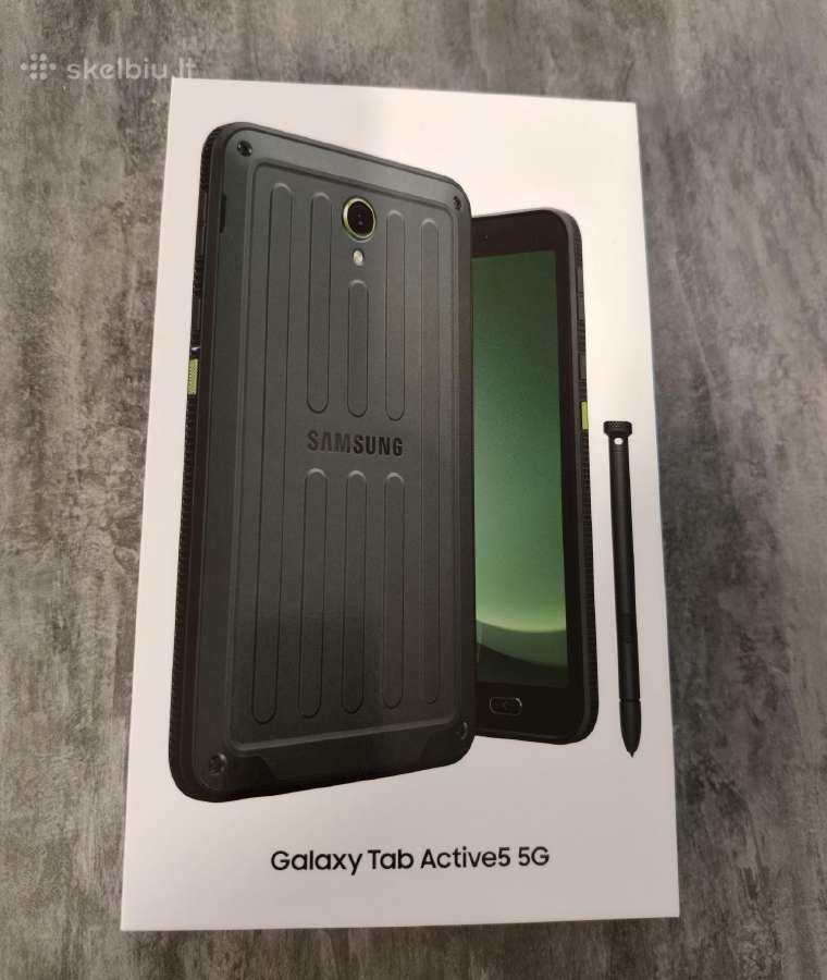Planšetė „Samsung Galaxy Tab Active5 - nuotraukos Nr. 2