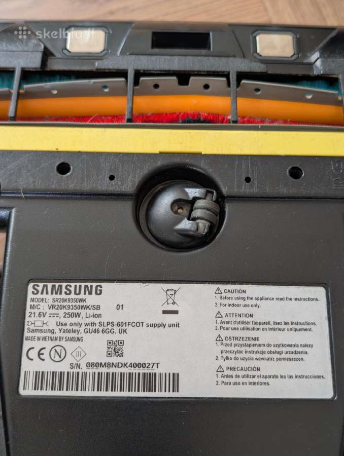 Naudotas Samsung robotas siurblys - nuotraukos Nr. 4