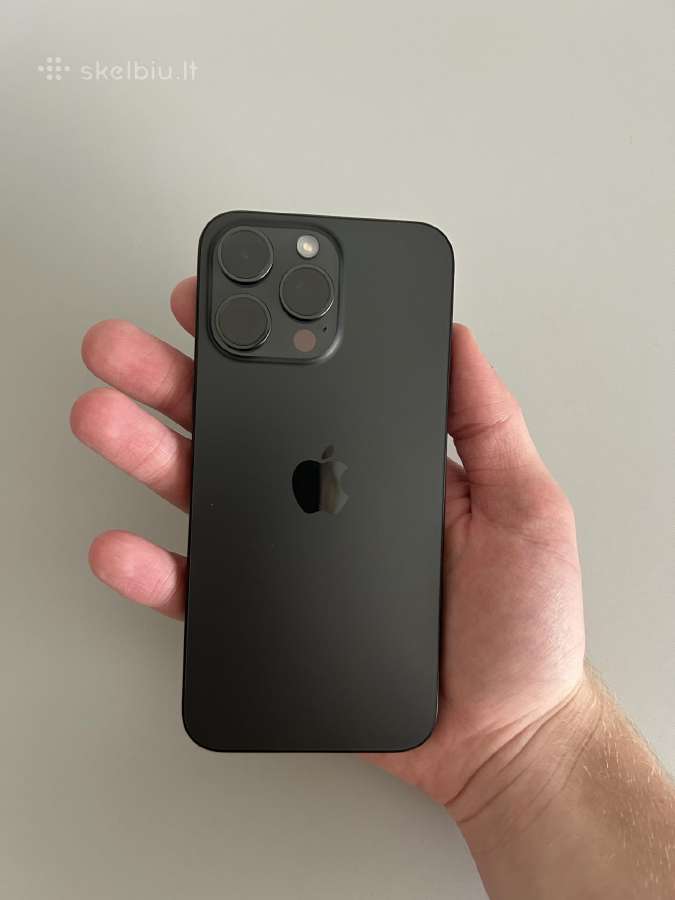 iPhone 15 Pro Max 256 GB Black Titanium - nuotraukos Nr. 2