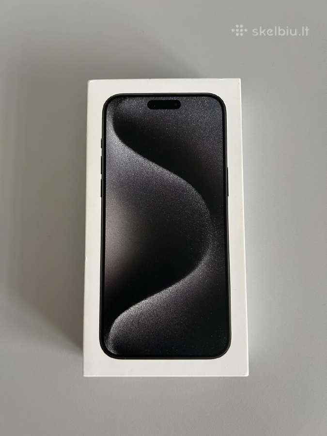 iPhone 15 Pro Max 256 GB Black Titanium - nuotraukos Nr. 3