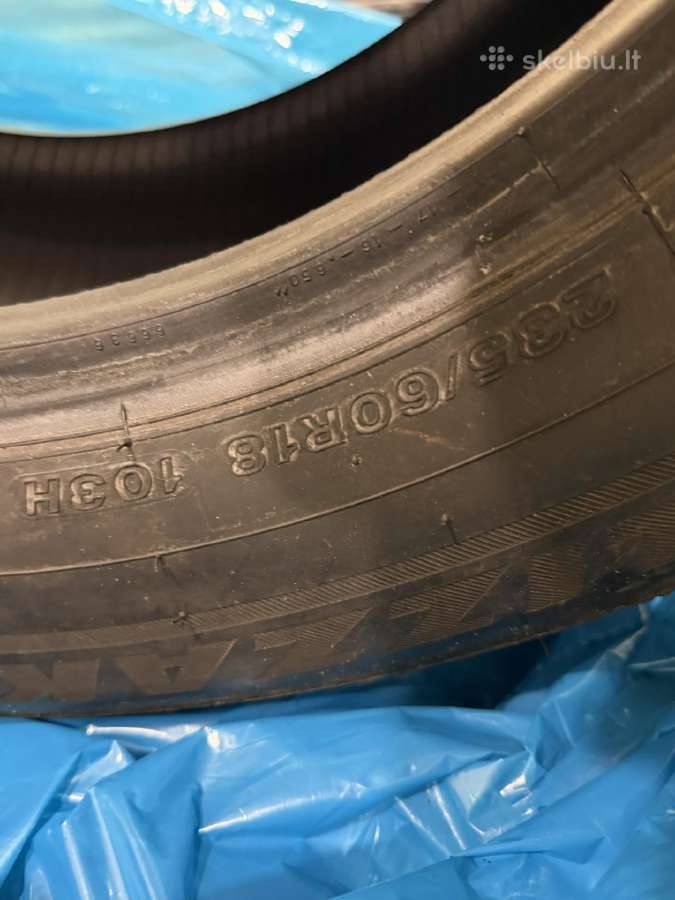 Bridgestone M+s 235/60 R18, 2022 m., 4 vnt. - nuotraukos Nr. 2