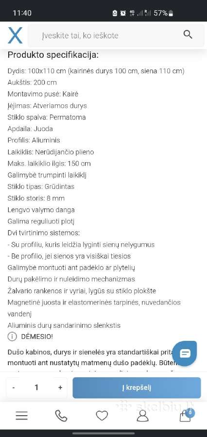 Visiškai nauja dušo senelė - nuotraukos Nr. 6