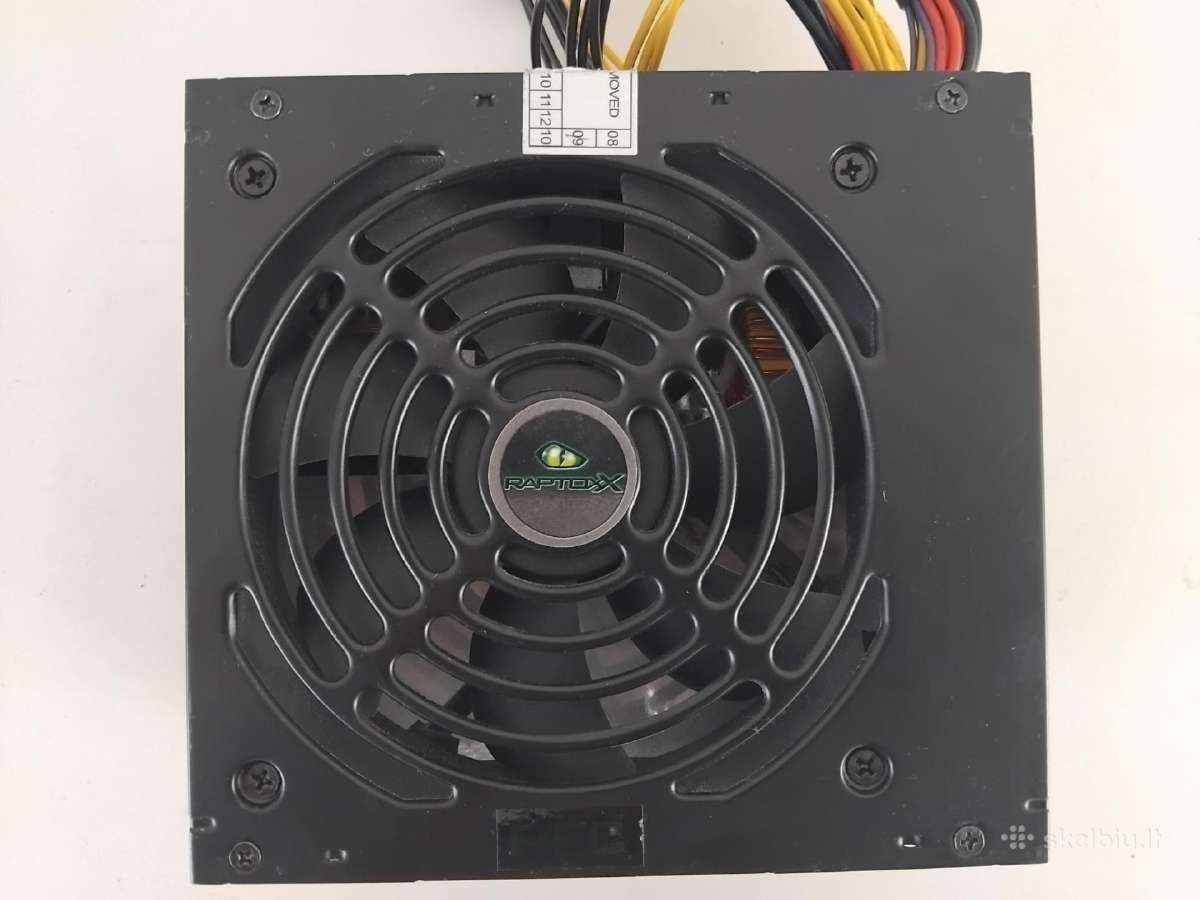 Veikiantis 600w Raptoxx maitinimo blokas - nuotraukos Nr. 2