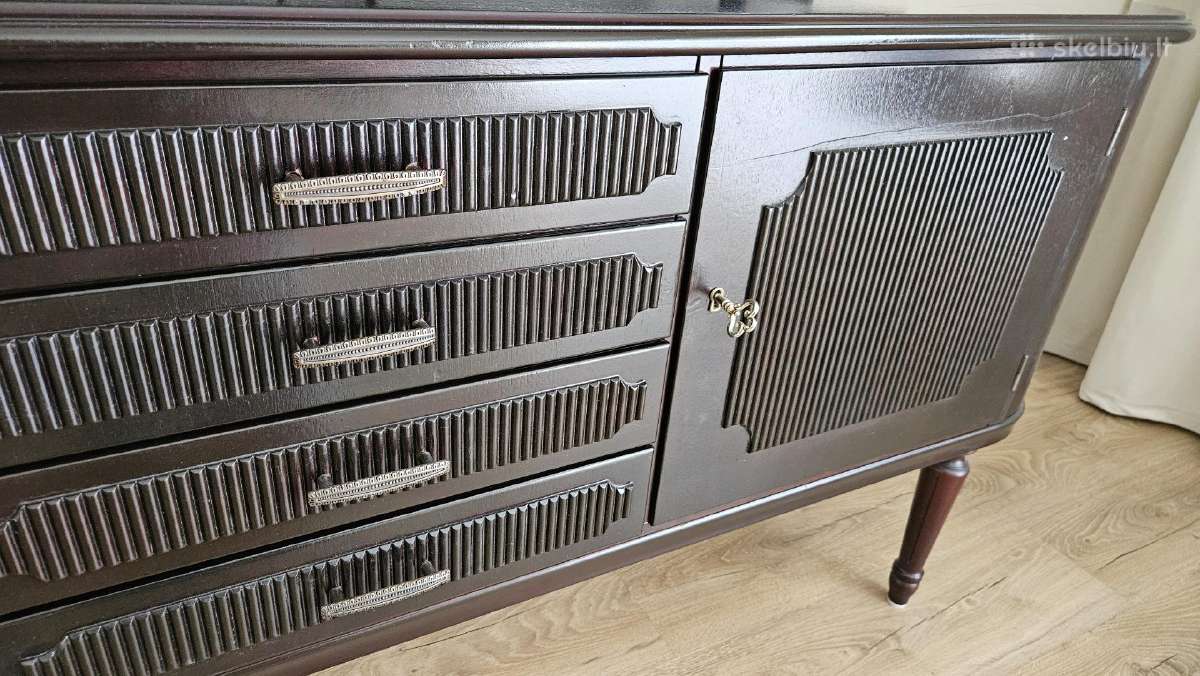 Gustavian stiliaus komoda/TV staliukas - nuotraukos Nr. 4