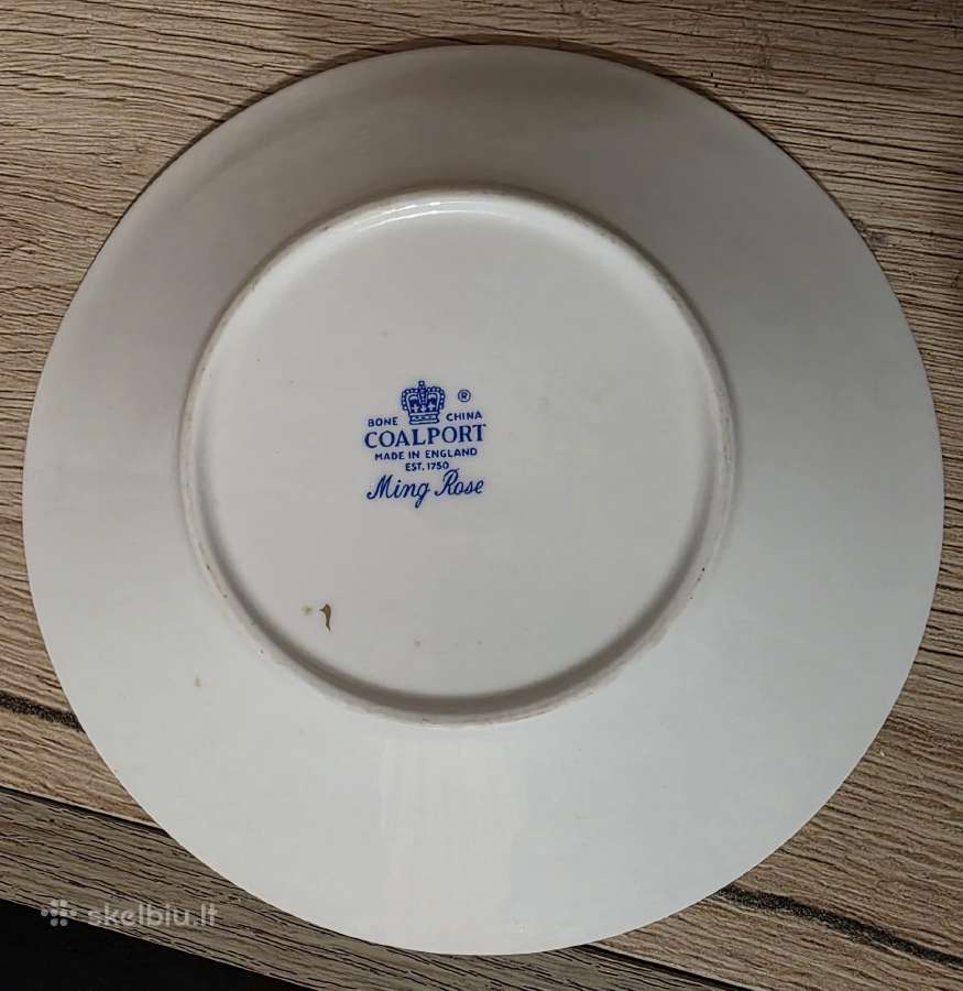 Vintage porceliano puodelis su lėkštute - nuotraukos Nr. 6
