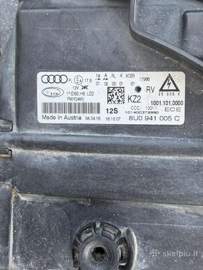 Audi Q3 8u LED žibintai 2015–2018 m. - nuotraukos Nr. 5