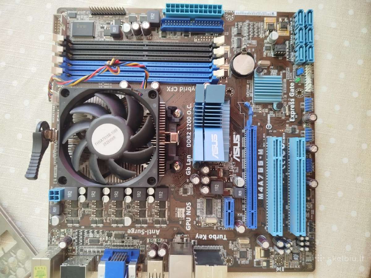 Asus M4a785-m + Amd Phenom II X2 550 - nuotraukos Nr. 2