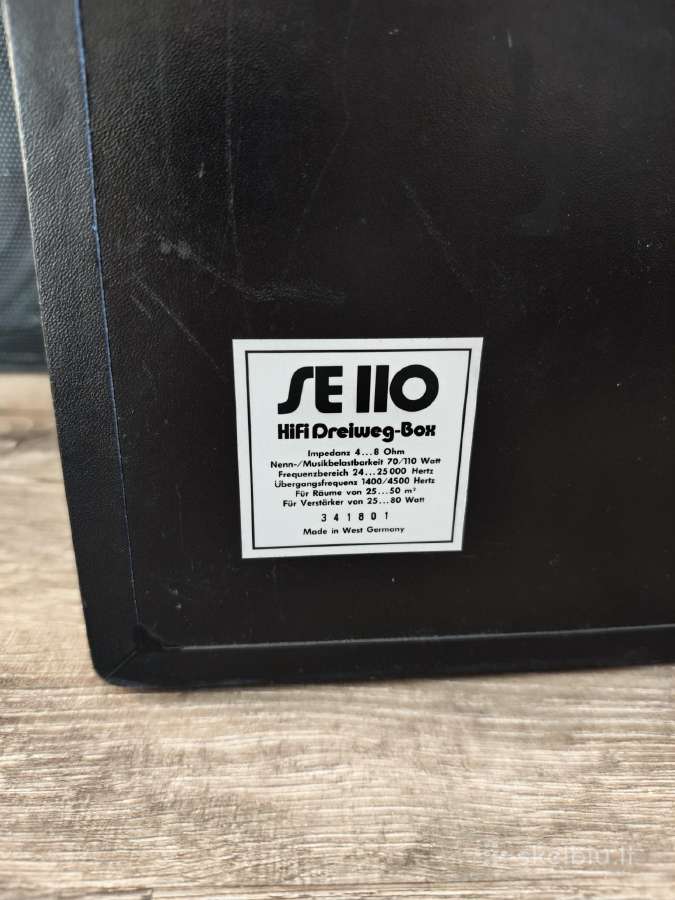 Se 110 Hifi 3 juostų kolonėlės - nuotraukos Nr. 3
