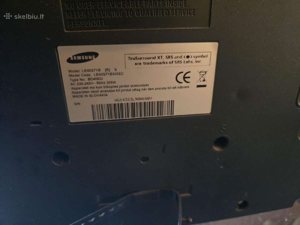 Samsung televizorius 40 colių - nuotraukos Nr. 2