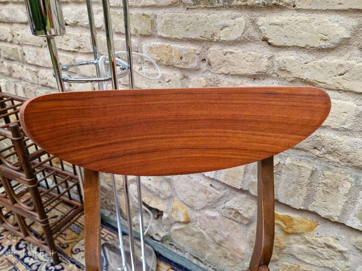 Vintažinės mid century bukmedžio/tiko kėdės - nuotraukos Nr. 19