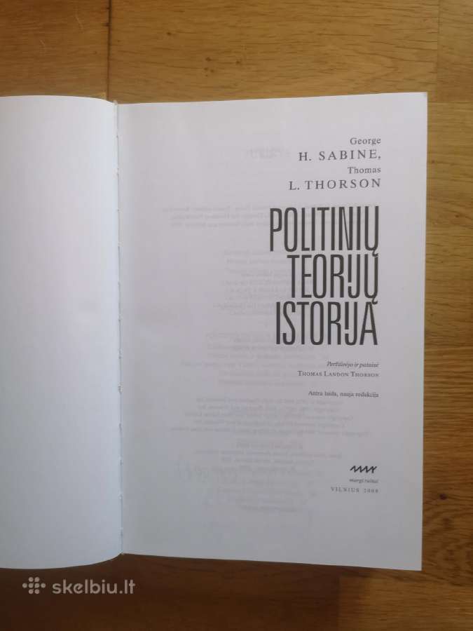 Politinių teorijų istorija - nuotraukos Nr. 2