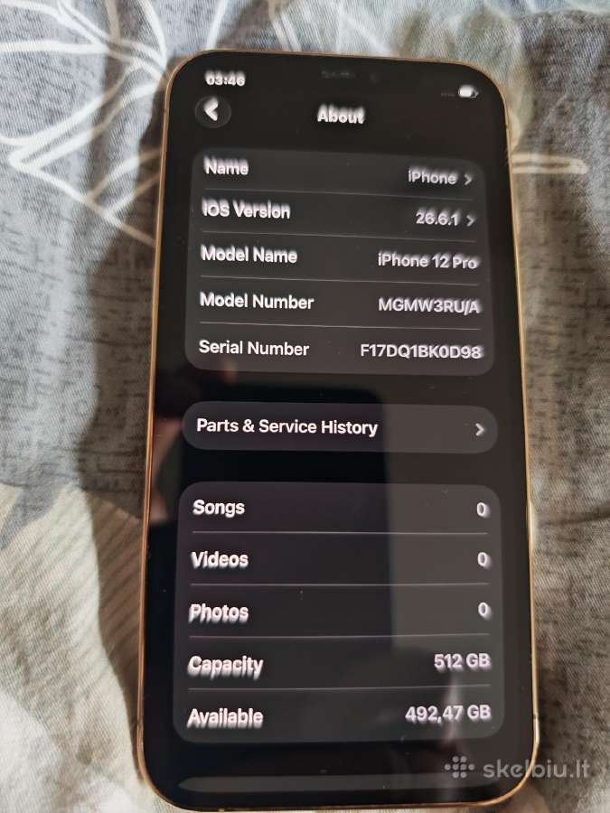 iPhone 12 pro 512gb idealūs. - nuotraukos Nr. 5