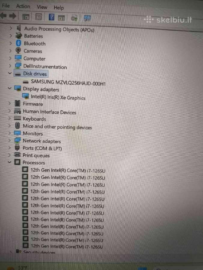 Latitude 5430 14" Ips i7-1265u 32gb 256gb 8% - nuotraukos Nr. 5