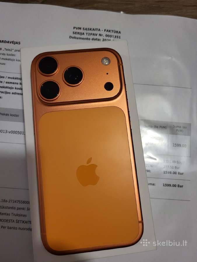 Apple iPhone 17 Pro 512gb (Su garantija) - nuotraukos Nr. 4