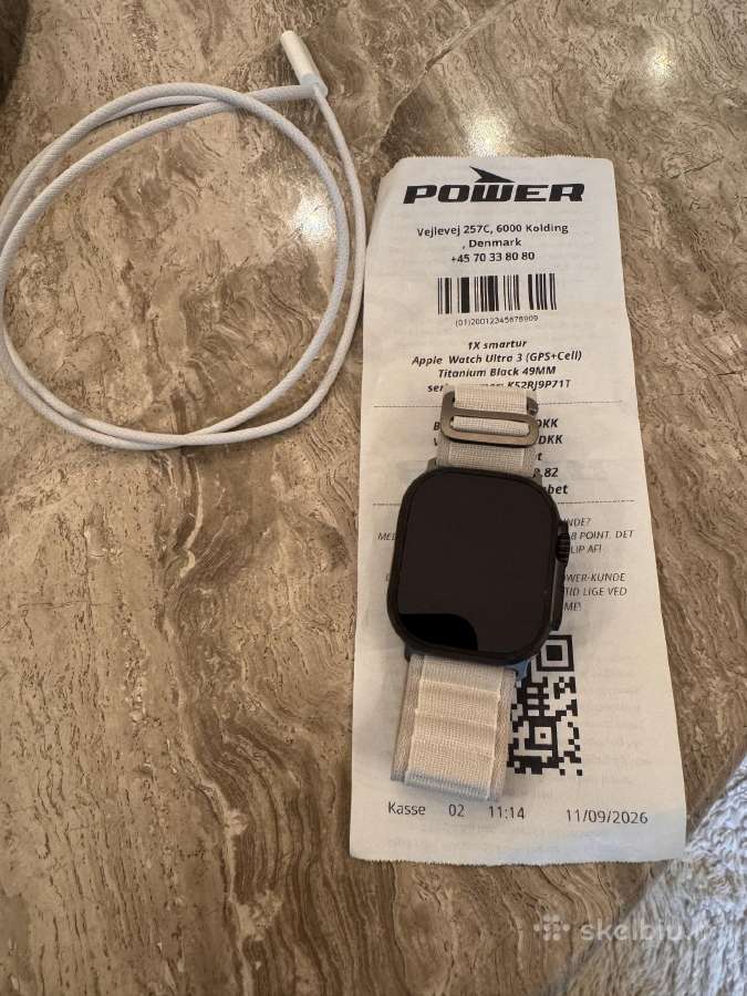 Apple Watch Ultra 3 49mm Naujas - nuotraukos Nr. 3