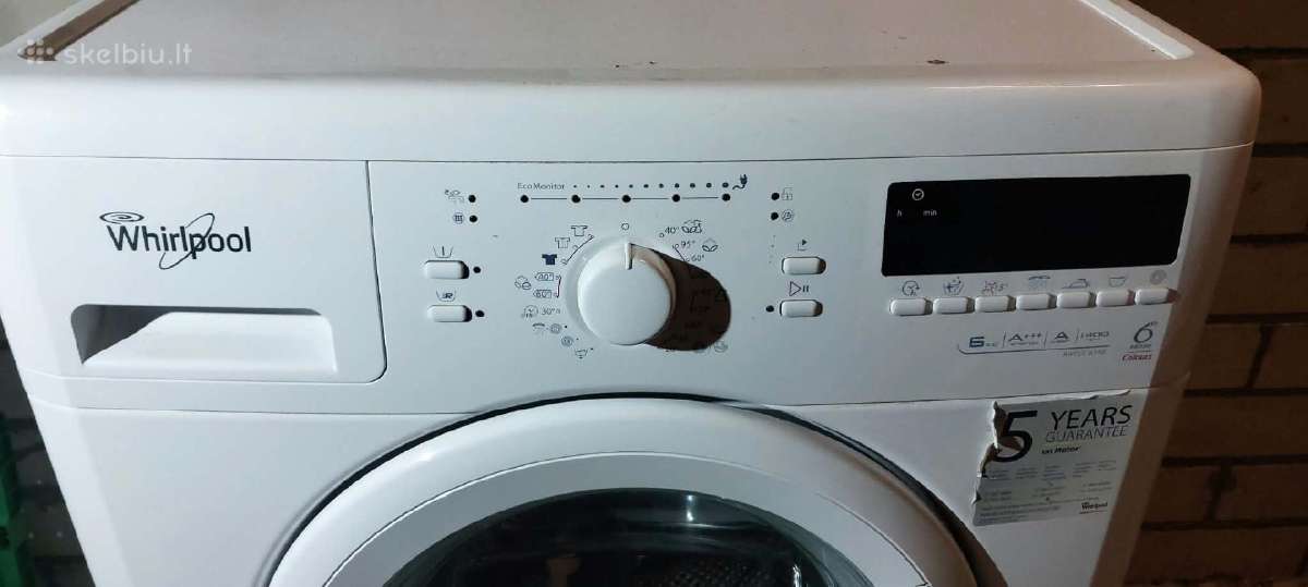Skalbimo mašina Whirlpool Awo/c 6340 - nuotraukos Nr. 4