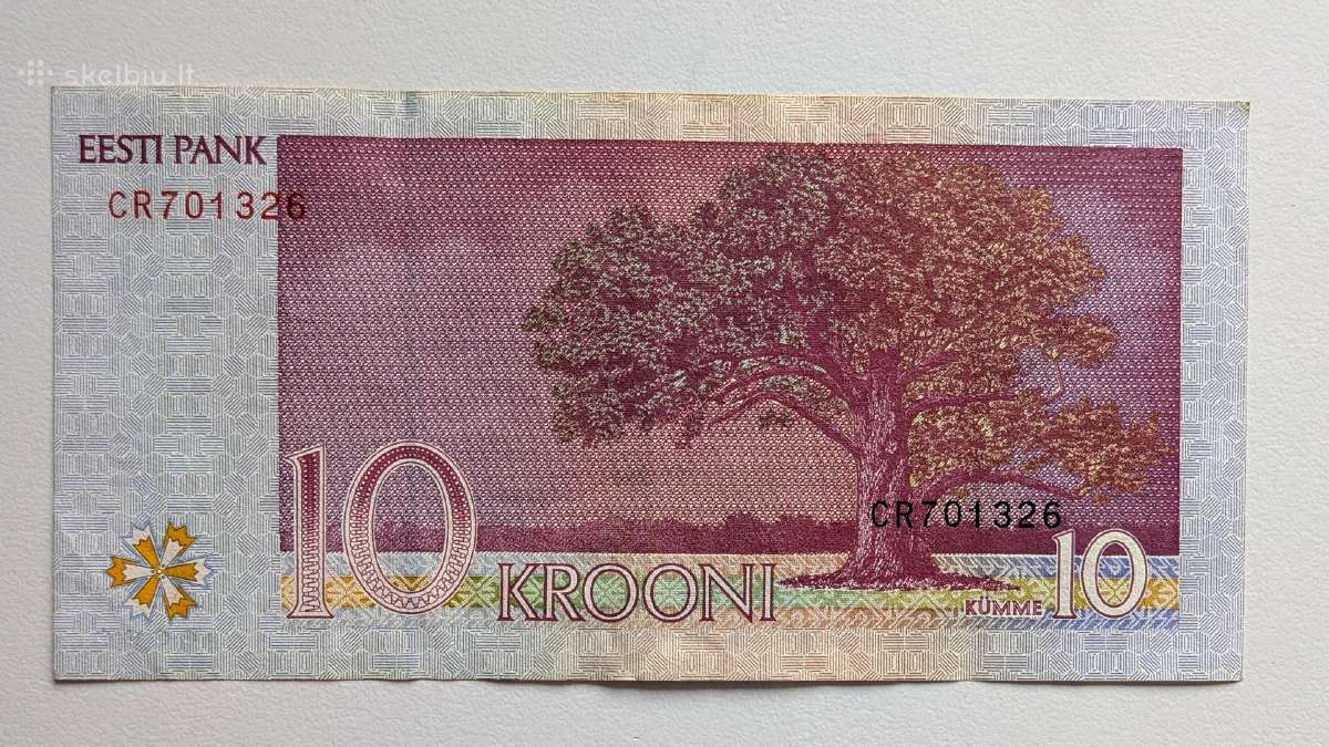 Estijos kronos – 10 Kronų 2007m. - nuotraukos Nr. 2