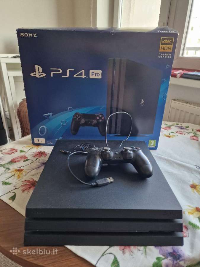 Ps4 Pro 1tb + 10 žaidimų + dėžė - nuotraukos Nr. 2