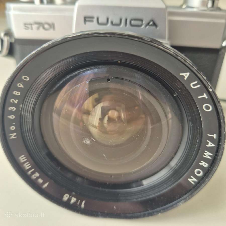 Juostinis fotoaparatas Fujica St701 + Tamron 21mm - nuotraukos Nr. 3