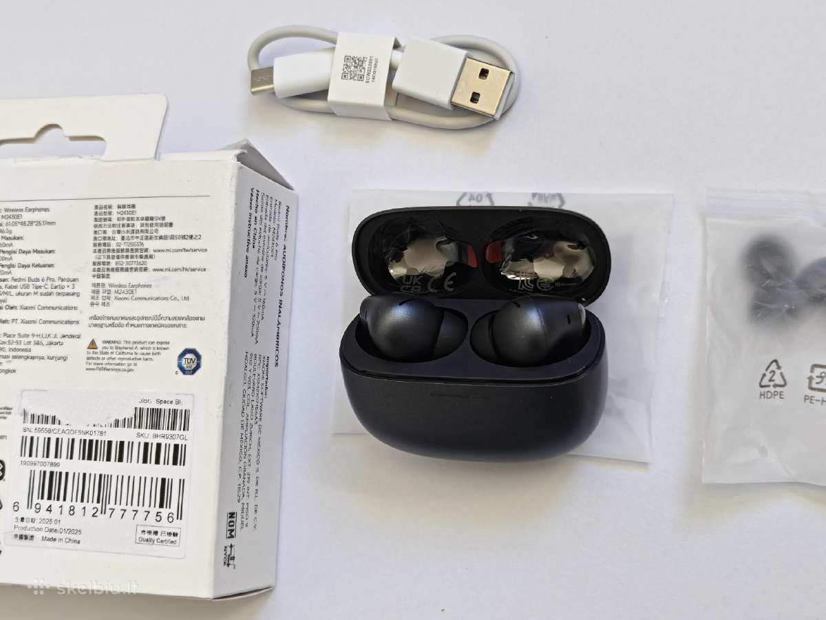 Xiaomi Redmi Buds 6 Pro naujos - nuotraukos Nr. 2