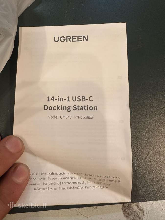 Ugreen 14-in-1 Usb-c Docking Station - nuotraukos Nr. 4