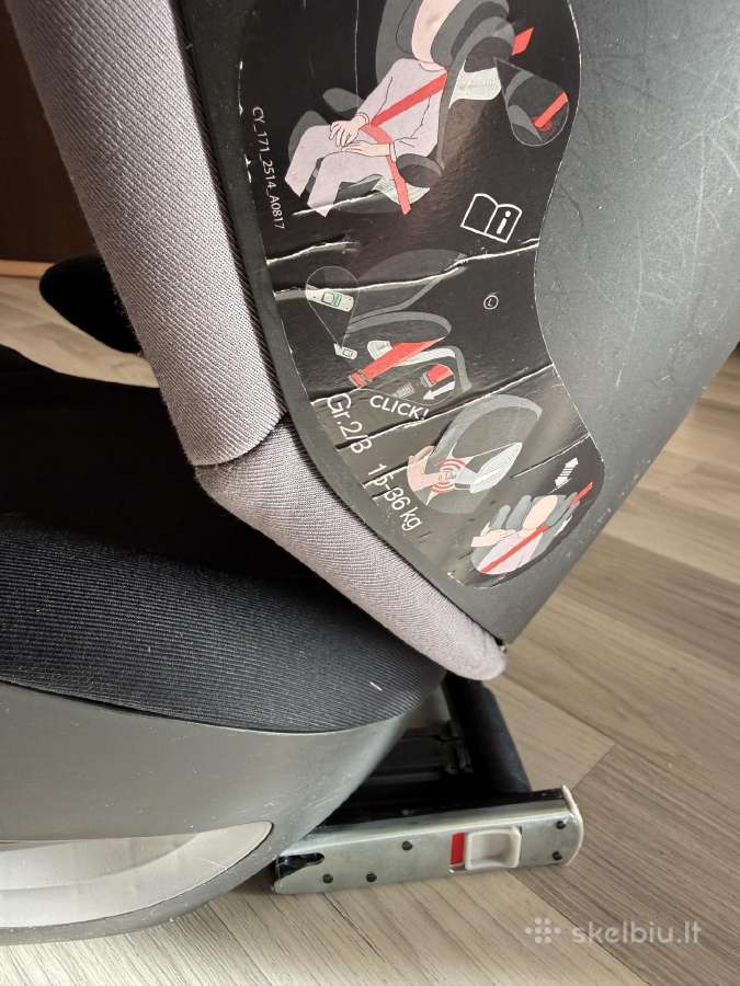 Automobilinė kėdutė Cybex Solution S-fix 15-36 kg - nuotraukos Nr. 4