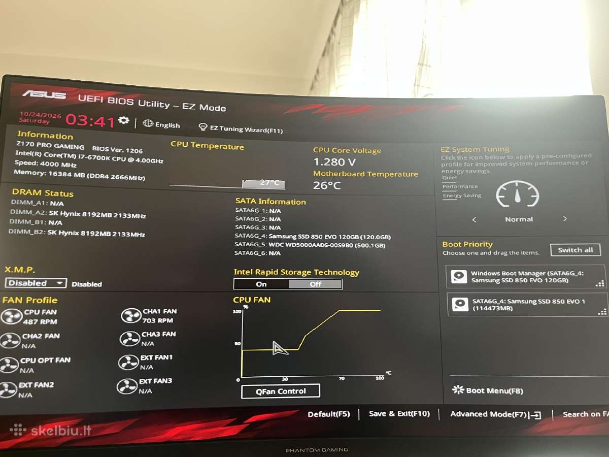 Žaidimų kompiuteris i7-6700k / Gtx 1080 / 16gb RAM - nuotraukos Nr. 5