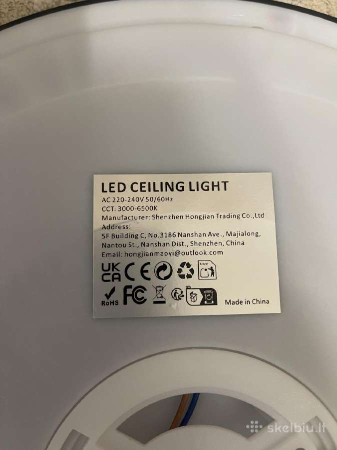 LED lubinis šviestuvas - nuotraukos Nr. 5