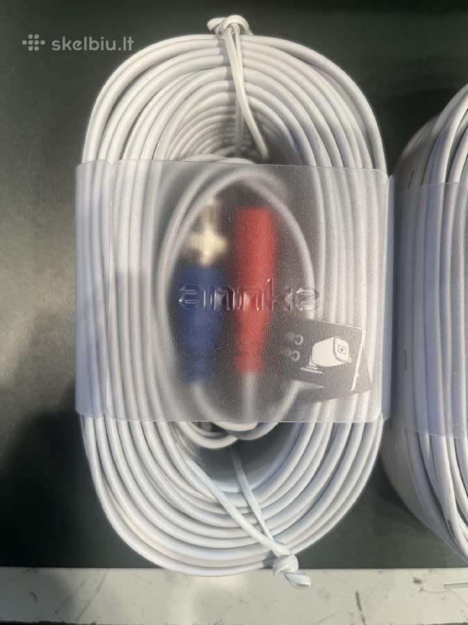 Annke Bnc kamerų kabeliai 30 m–4 vnt., - nuotraukos Nr. 2
