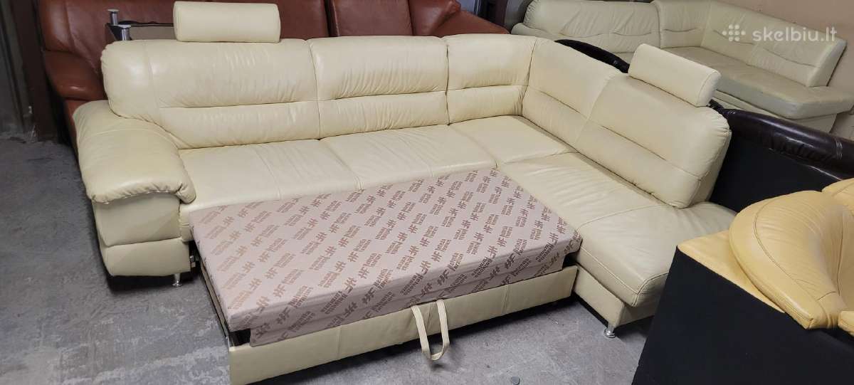 Sofa lova odinis kampas su Patalynes dėže - nuotraukos Nr. 2