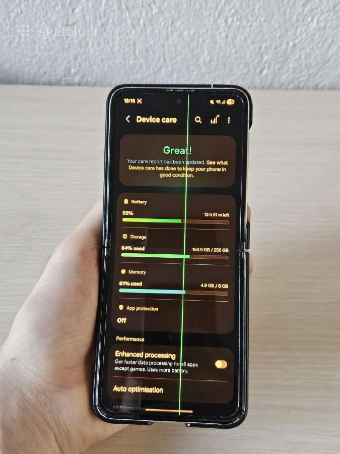 Samsung Z Flip 3 5G 256gb - nuotraukos Nr. 2
