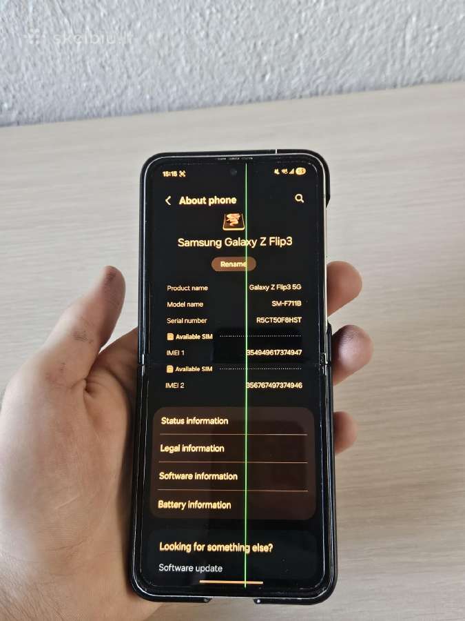 Samsung Z Flip 3 5G 256gb - nuotraukos Nr. 3