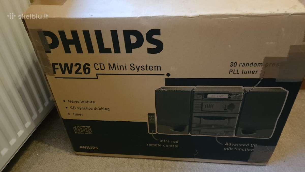 Muzikinis Centras Philips Fw26 - nuotraukos Nr. 12