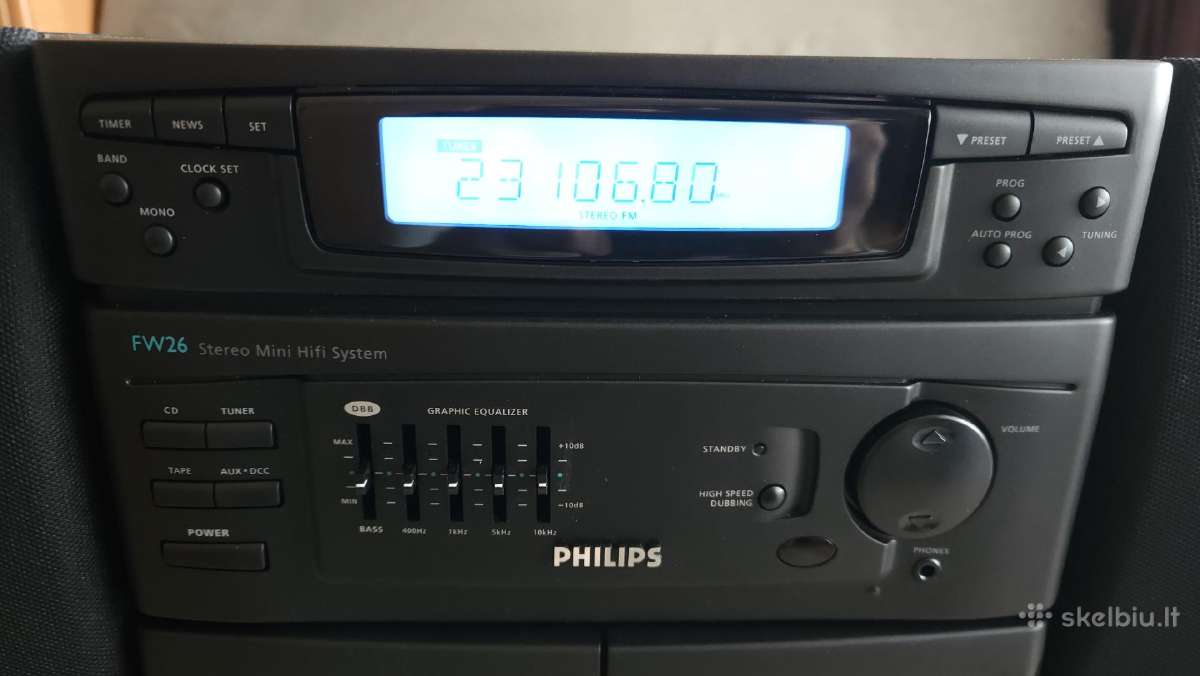 Muzikinis Centras Philips Fw26 - nuotraukos Nr. 3