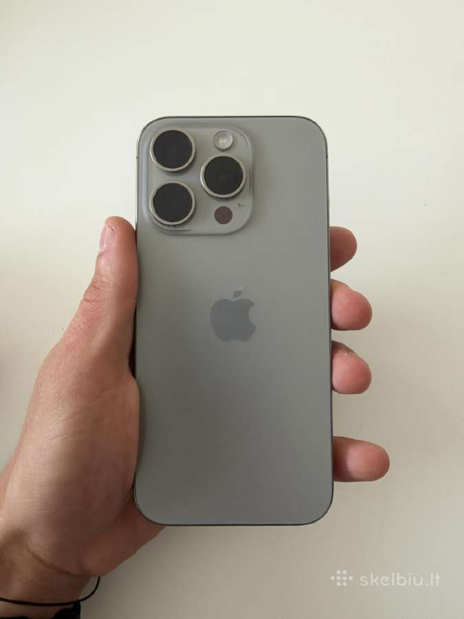 Parduodu iPhone 15 Pro, 256 GB - nuotraukos Nr. 3