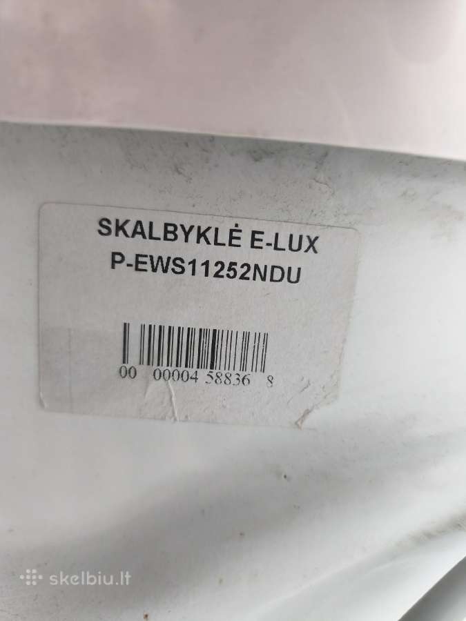 Parduodama veikianti Electrolux skalbimo mašina - nuotraukos Nr. 4