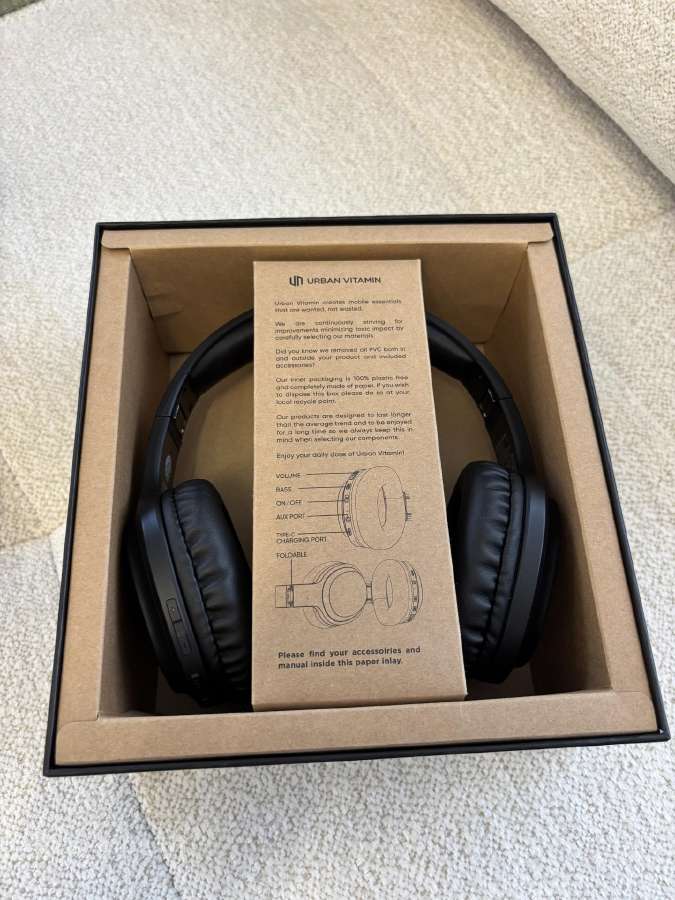Urban Vitamin Belmont wireless headphone - nuotraukos Nr. 3